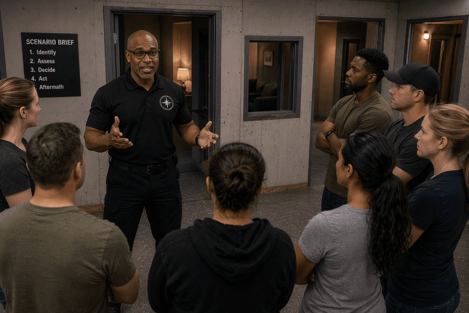 Scenario-based training stance