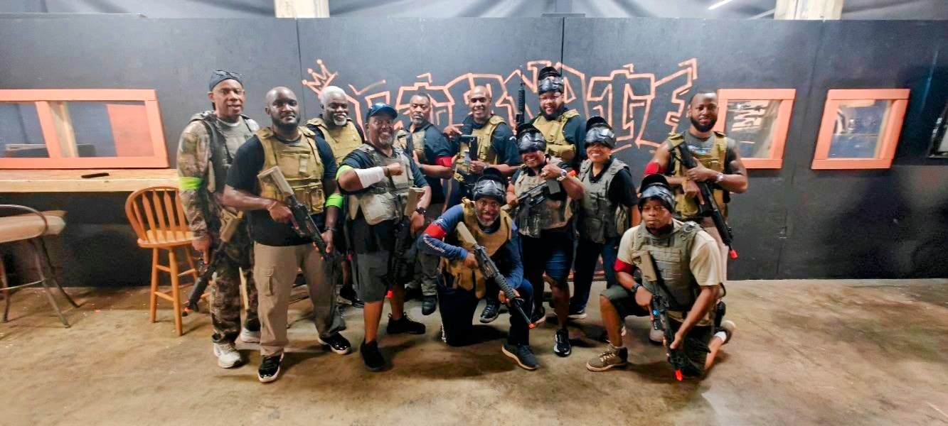 Students participating in scenario-based defensive training drill with Gideon Training Solutions instructor in the Dallas-Fort Worth area. Realistic situational training building decision-making skills and defensive response under stress. Scenario-based firearms training Dallas. Defensive handgun training Fort Worth. Firearms training DFW. Tactical training Mansfield Texas.